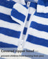 Kids' Hooded Towel Poncho with Zipper - Stylish Beach Cover-Up for Boys & Girls