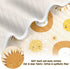 KICPOAY 30x40 Inch Swaddle Blanket for Cute Boho Sun Baby Receiving Blanket Muslin Baby Swaddles Soft Cotton Breathable