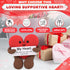 Heart Plush Gift for Her, Him - Crochet Plushies Stuffed Hearts Gift with Motivational Card | Crochet Heart Soft