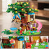 Set 731PCS Hammock, 6-12 Treehouse Building Compatible with Friends, Girls Forest Tree House Building Kit Toys with LED