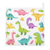 12 12 5 Pack Cartoon Dinosaur Baby Muslin Washcloths Cute Burp Cloths Soft Absorbent Baby Wash Cloth Fingertip Face