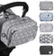 Universal Stroller Caddy Accessories, All-in-One Baby Organizer with Insulated Pocket for Diapers, Toys & Snacks