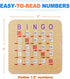 25-Pack 5-Ply GSE Games & Sports Expert Reusable Bingo Shutter Cards, Stitched Fingertip Jam-Proof Bingo Game Cards