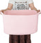 Large Rectangle Toy Basket, 22"x17"x12" Woven Cotton Rope Storage for Kids, Laundry Basket for Clothes and Towels