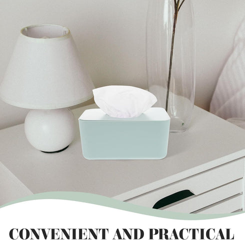 Sealable Silicone Lid Wipes Dispenser Box with Lid Wipe Holder for Travel and Car Use Refillable Moisture-Proof