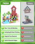 TNQDA 150PCS Set,STEM 3+, Magnetic Blocks, Magnetic Building Blocks, Magnetic Blocks Toys for Kids, Blocks Magnet