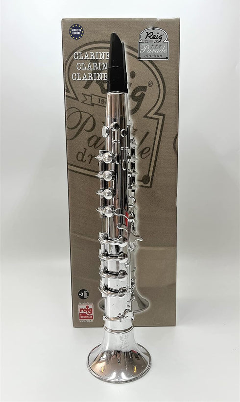 My First Toy Clarinet for Kids in Silver Finish with Standard Keys