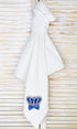 Royal Blue Crown Jewels Swaddle Blanket for Newborns