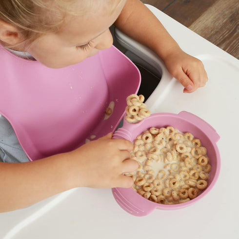 Silicone Baby Bibs, Soft Adjustable Waterproof Bib for Babies & Toddlers, BPA Free