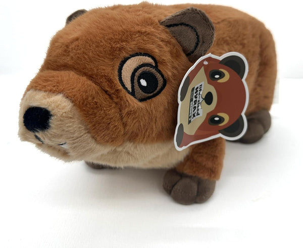 Borbs Luxury Rock Hyrax Plush with Sensory Fidget Beads, Life-Sized Stuffed Animal (2nd