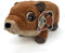 Borbs Luxury Rock Hyrax Plush with Sensory Fidget Beads, Life-Sized Stuffed Animal (2nd