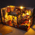 DIY Miniature House Kit, Dollhouse Kit with Furniture, 1:24 Mini House Making Kit for Adults