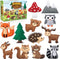 Kids Woodland Animal Felt Sewing Kit, Educational Kids/Girls Crafts, Stuffed Animal Craft
