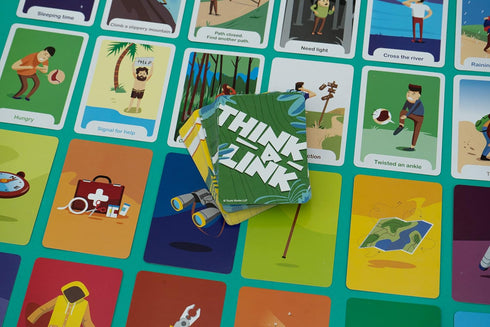 Think A Link Travel Card Game by TrunkWorks – Family Friendly for Ages 5+ – Develops Creative Thinking and Problem