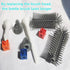 2 Pack Baby Bottle Cleaner Replacement Heads, for Bottle Brush and Nipple Brush, Compatible with Electric Bottle Brush Set, Travel Bottle Brush Set and Silicone Bottle Brushes,Grey by soarup90000