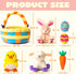 JOYIN 7 Pcs Plushies Playset for Easter Basket Stuffers Toys - Party Favors for Kids of All Ages