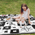 50x50 Baby Play Mats for Floor, Upgraded Thick Soft Playpen Mat, Anti-Slip Bottom, Foldable and Machine Washable