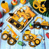 32 Funrous Pcs Construction Theme Party Eyeglasses Dump Truck Cardboard Glasses Engineering Excavator Photo Booth Props