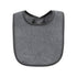 Hudson Baby Unisex Baby Rayon from Bamboo Bib - 10pk with Waterproof Lining, Gray White, One Size