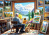 WSCXSC Puzzles for Adults 1000 Pieces,Jigsaw Puzzles 1000 Pieces Painting Room Puzzle for