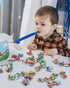 27 Vileafy PCS Metal Shell Pull Back Airplane Toys for Kids Cartoon Mini Airplanes with Plastic Base for Party Favors
