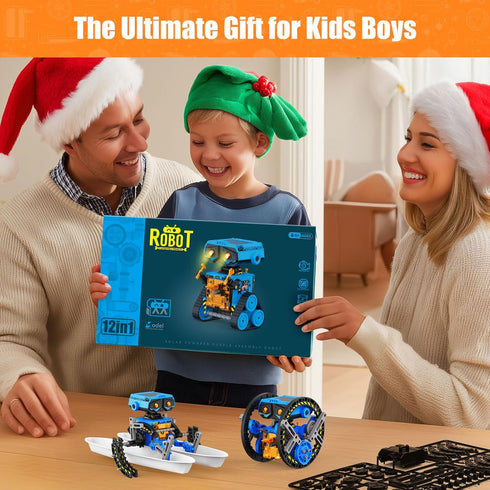 8-12, 12 1 8 9 10 11 12 13 STEM Solar Power Robots Toys for Boys Aged in Educational Building Science Experiment Kit