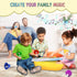 Hand Bells - 8 Note Musical Handbells Set with 10 Songbook, Percussion Instrument for Toddlers and Children