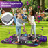 3-12 6-Button 5 3 4 5 6 7 8 9 10+ Flooyes Dance Mat Toys for Year Old Kids, Electronic Dance Pad with Light-up Wireless