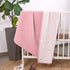 4-Layer 47"x47"(Pink) lulumoon Muslin Baby Blanket for Girls: Soft Cotton Toddler Blanket for Daycare - Reversible