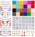 Goldwise Friendship Bracelet Making Kit, 2 Boxes-4952 Pcs with 24 Colors, 3450 Pcs Glass Seed Beads, 1040 Pcs Letter