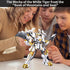 CSNRHG Set 8+ 679 White Tiger Samurai mech Robot Model with Double Axe Head Building Blocks Toy Mythical Birthday