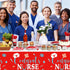 173 2026 24 Set Zubebe Pcs Nurse Graduation Party Supplies Serve Guests Congrats Nurse Banner Dinner Dessert Plates