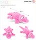 DolliBu Super Soft Alligator Stuffed Animal Pillow - Jumbo Cozy Nap Buddy Floor Pillow for Kids & Toddlers, 34 Inch