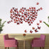 24pcs 3D Vivid Special Man-Made Lively Butterfly Art DIY Decor Wall Stickers for Nursery Decoration