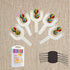 W WANG-ONE 5 Pieces DIY Wooden Art Craft for Kids - Art Supplies Party Birthday Gift Favors for Boys and Girls