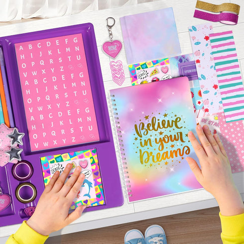 8-14 Nsrzua DIY Journal Kit for Girls,Toys for Ages and Birthday Gifts for Girls.