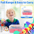 1400+ Set, 3 4-8, 8-12, SMILESSKIDDO Arts Craft Supplies for Kids - PCS Toddler DIY Craft Art Supply Portable Layered