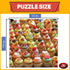 TDC Games 500 Piece Jigsaw Puzzle - World’s Most Difficult Double Sided Cupcakes
