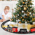 Set, Set 3 4 5 6 7 8+ Shemira Christmas Train Train Toys for Boys Girls,Toy Train with Light Smoke and Sound, Steam