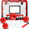 Indoor Basketball Hoop Set for Kids Adults, Pro Mini Basketball Hoop for Door Wall with 4 Balls Toy Gift for Boys Girls.