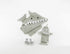 Set Baby Shark Baby Gift -Babies Bath Essentials, Newborn Baby Boy Gift, Shark-Themed Shower Gift