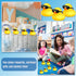 100 Chivao Pcs Rubber Ducks with Sunglasses in Bulk Mini Yellow Rubber Duck Gifts Squeak Bath Float Bathtub Toys