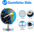 USA Toyz Illuminated Globe for Kids Learning, 3-in-1 STEM Kids Globe with Stand, LED Light, 9.75” Tall