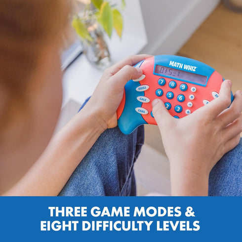 Educational Insights Math Whiz Electronic Handheld Math Game for Kids, Ages 6+
