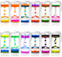 Dynamic Liquid Timers Key Chain Set, Colorful Motion Bubbler Timekeeper Keychains, Liquid Hourglass