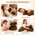 20 inch Onsoyours Original Weighted & Heatable Highland Cow Stuffed Animals, Microwavable Plushies for Stress Relief