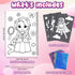 Art & Craft Activity, Foil Fun Dress Up DIY Art Kits, No Mess Creative Foil Art Kits Set for Kids Birthday Gifts