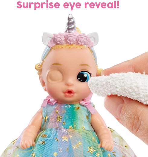 BABY born Surprise Small Dolls Series 10, Fantasy Tales Collectible Baby Doll with 3 Water Surprises & Storybook