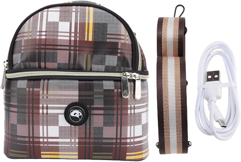 Haofy USB Heated Breastmilk Storage Bottle Warmer Bag, Canvas Baby Bottle Tote