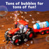 Prextex Bump & Go Bubble Blowing Farm Tractor Toy Truck with Lights and Sounds - Kids Tractor Toys for 2 to 3+ Years